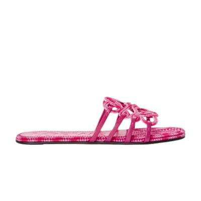 Pre-owned Loewe Wmns Petal Anagram Slide 'orchid' | Pink | Women's Size 35