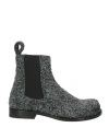 Loewe Campo Chelsea Boot In Brushed Suede In Grey