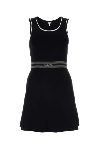 Loewe Mini Dress In Black