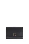 Loewe Woman Black Wallets & Cardholders In Black