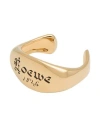 Loewe Engraved Wide Band Bracelets In Gold