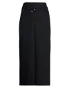 Loewe Womens Black Deconstructed High-waist Asymmetric Denim Midi Skirt In Black