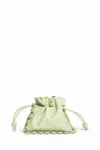Loewe Woman Green Clutches & Pouches In Green