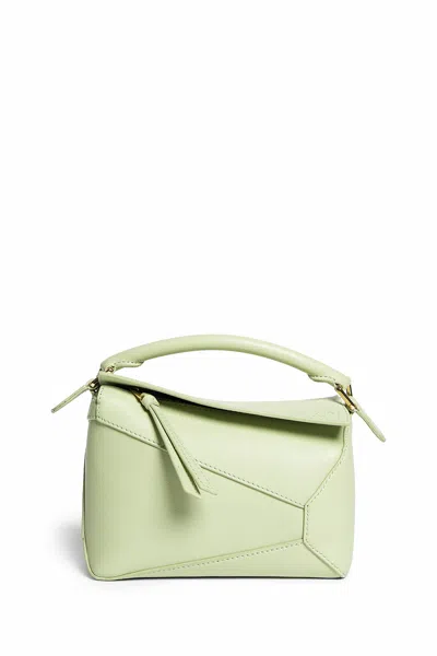Loewe Woman Green Top Handle Bags