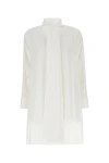 LOEWE LOEWE WOMAN IVORY CREPE OVERSIZE BLOUSE