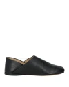 Loewe Woman Loafers Black Size 8 Soft Leather