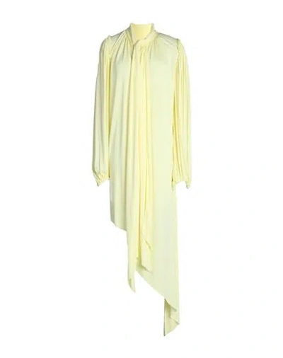 Loewe Woman Mini Dress Yellow Size 6 Viscose