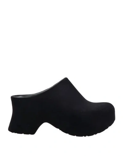 Loewe Woman Mules & Clogs Black Size 8 Textile Fibers In Black