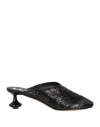 Loewe Woman Mules & Clogs Black Size 8 Textile Fibers