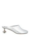 Loewe Women `toy` Mules In Silver