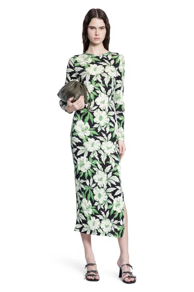 LOEWE DRESS IN SILK AND COTTON