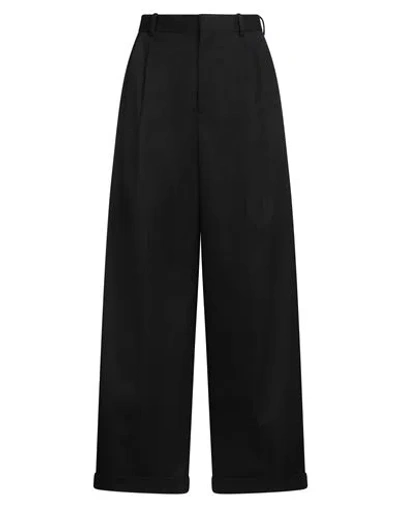 Loewe Woman Pants Black Size 6 Cotton, Silk