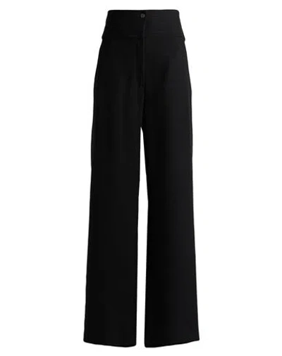 Loewe Woman Pants Black Size 8 Triacetate, Polyester