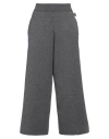 Loewe Cropped Cashmere Wide-leg Trousers In Grey
