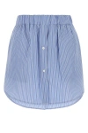 LOEWE LOEWE WOMAN PRINTED COTTON MINI SKIRT