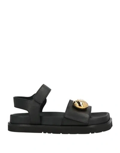 Loewe Woman Sandals Black Size 6 Leather