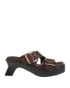 Loewe Ease Heel Slide In Brown