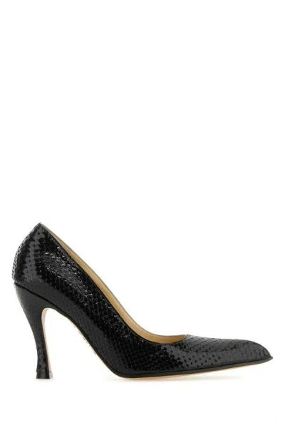 Loewe Woman Scarpe Con Tacco In Black