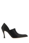 Loewe Leather Comic Folded Pumps 90 In Multicolor