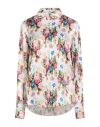 Loewe Woman Shirt Cream Size 6 Silk In Multi