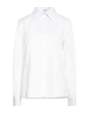 Loewe Woman Shirt White Size 10 Cotton In White