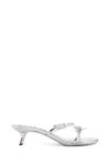 Loewe Muli Petal Bow 45 In Silver