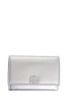 Loewe Woman Silver Wallets & Cardholders In Silver