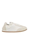 Loewe Ballet Runner Leather And Suede Sneakers In Beige
