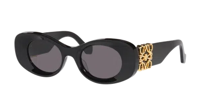 Loewe Woman Sunglass Anagram Lw40175u In Blue