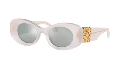 Loewe Woman Sunglass Anagram Lw40175u In Pattern
