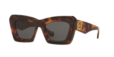 Loewe Woman Sunglass Lw40145i In Brown