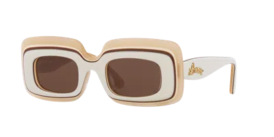 Loewe Woman Sunglass Paulas Ibiza Lw40139u In Brown