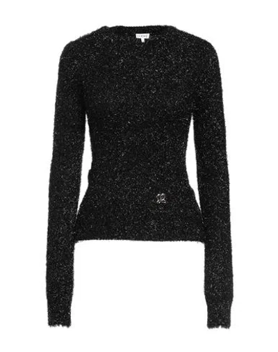 Loewe Sparkle Sweater In Viscose In Black