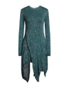 Loewe Woman Sweater Green Size S Polyamide, Polyester