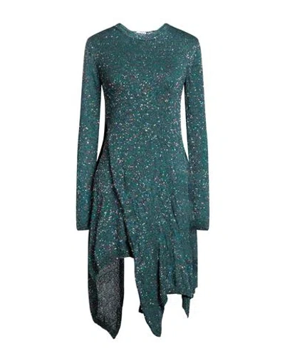 Loewe Woman Sweater Green Size S Polyamide, Polyester