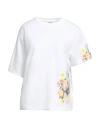 Loewe Oversize Cotton Blend T-shirt With Floral Print In Red