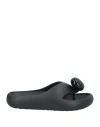 Loewe X Paula's Ibiza Foam Bubble Slides In Black