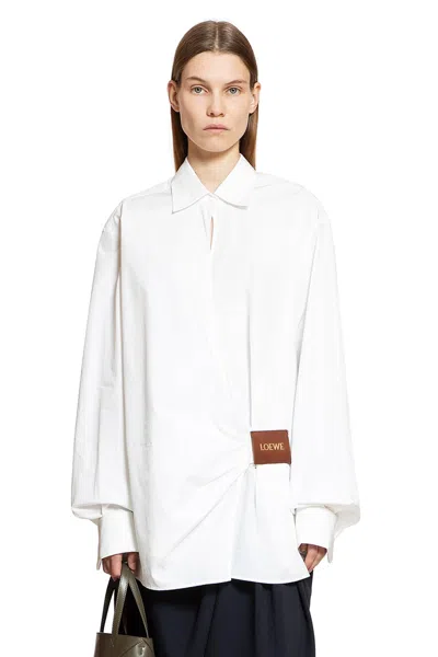 Loewe Woman White Shirts