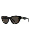 Loewe Acetate Mini Cat Eye Anagram Sunglasses In Black