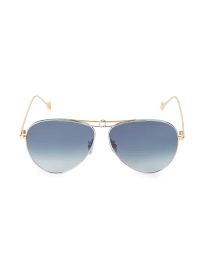 Loewe Women's 61mm Aviator Sunglasses In Blue