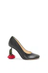 Loewe 90mm Decollete Toy Rose In Black