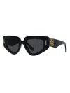 Loewe Women's Anagram 51mm Butterfly Sunglasses In Gray