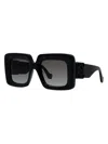 Loewe Anagram Oversized Square Acetate Sunglasses In Black