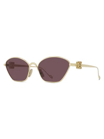 Loewe Lw40115u Anagram 30y Gold Sunglasses In Pink