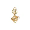 Loewe Women's Anagram Charm With Bunny In Sahara/soft White