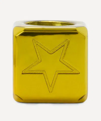 Loewe Women's Anagram Cube Dice In Yellow