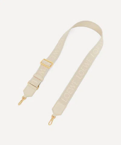 Loewe Women's Anagram Jacquard And Calfskin Strap
