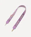 Loewe Women's Anagram Jacquard And Calfskin Strap