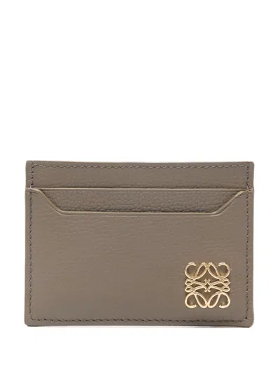 Loewe Women Anagram Leather Card Case In Multi