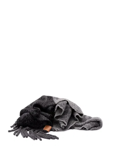 LOEWE LOEWE WOMEN `ANAGRAM` SCARF IN ALPACA AND WOOL